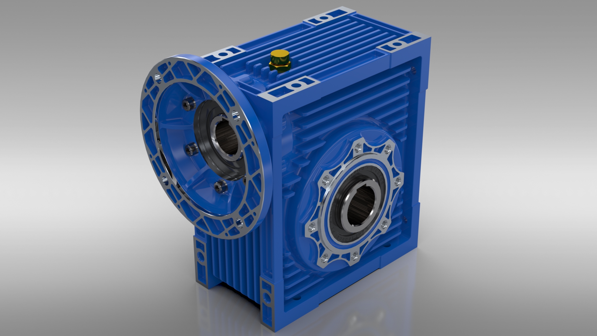 蜗轮蜗杆减速电机3D图纸 Solidworks设计